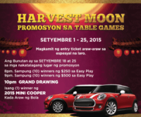 Ipagdiwang ang Harvest Moon Festival sa Pechanga Resort & Casino na may 2015 Mini Cooper at $100K Cash na Ipamimigay!