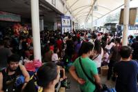 Passengers stranded at ports as Typhoon Nina approaches on Christmas Day