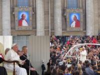 Palace joins Catholics in celebrating sainthood of Blessed John Paul II and John XXIII
