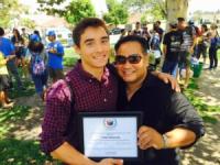 UCLA Pilipino Alumni presents scholarship to Josh Manansala