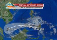 TD Crising slows down, but storm signals still hoisted