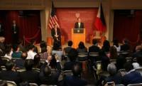 Aquino meets US Rep. Joseph Kennedy III