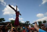 Filipinos nailed to cross in Good Friday ritual frowned on by Roman Catholic Church