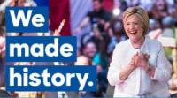 Clinton creates history, first woman presidential nominee