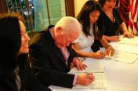 FYLPRO signs 3-year MOU with Ayala, DFA, launches application for 2016 Immersion Program to PHL