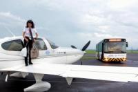 Chinese female pilot lands at Clark in bid to circumnavigate world