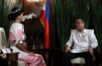 Miss Universe 2015 Pia Wurtzbach pays courtesy call on Aquino