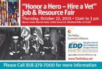 Largest veteran job fair in Los Angeles County in Woodland Hills Oct. 22