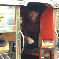 British band Coldplay ride the iconic jeepney around Manila